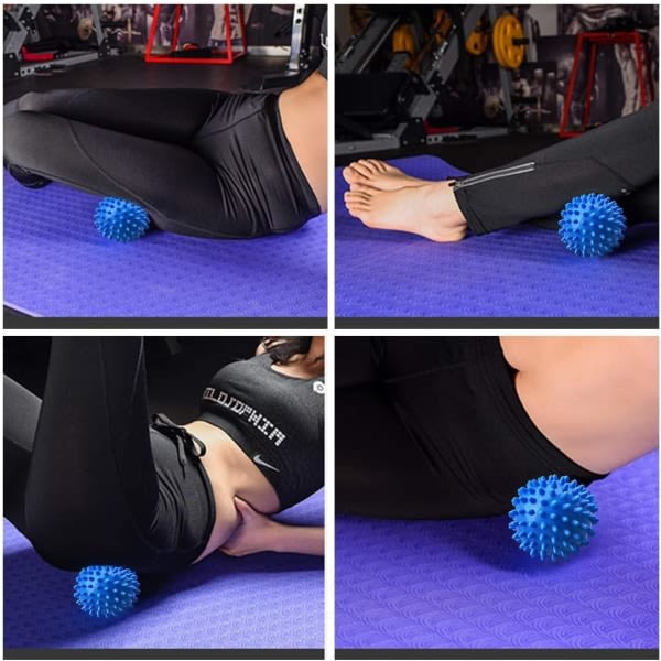 Galaxy Fotmassasje Pigg Rulle For Frigjøring Plantar Fasciitt Refleks Myofascial (lilla)