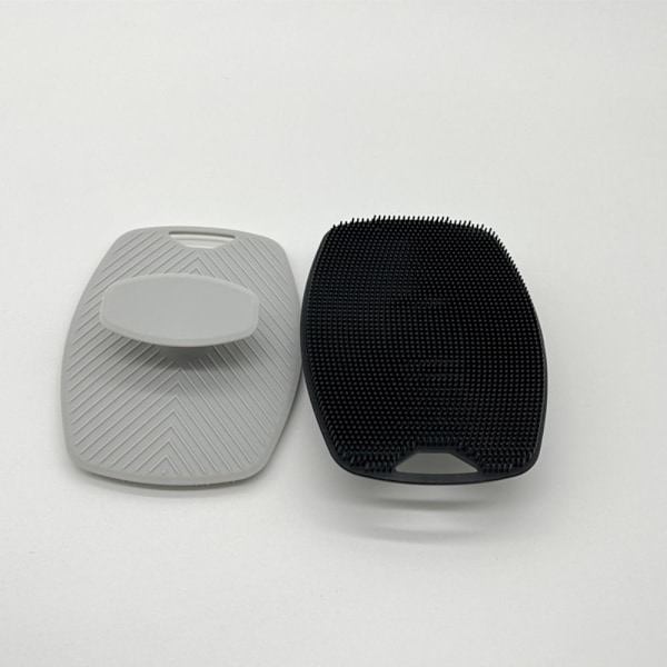 Silicone Body Scrubber Shower Scrubber GREY GREY Grey Grey Grey