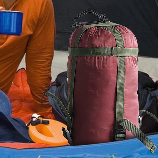 Kompressionspose - Kompressionspose til sovepose - Opbevaringspose til sovepose - Opbevaringspose - Opbevaringsposer til backpacking - Bærbar opbevaringspose til sovepose