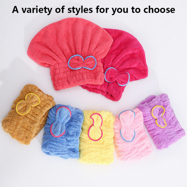 TG Hårtorkhandduk 3-pack, Snabbtorkande Mikrofiber Hårhandduk, Ljusgul