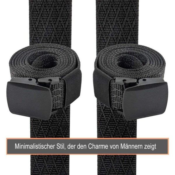 2 nylon män andas taktiska bältesremmar trupper med utomhusvävt bälte utan metallspänne