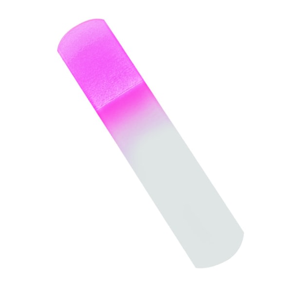 TG Foot Scrubber - Handgjord fotfil i glas - Majs & död hud rosa glasfotfil