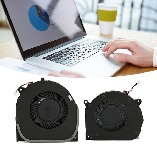 Laptop Køleventilator Udskiftning 4 Pin Strøm Til Lenovo Legion Y540 15IRH 81SX Y7000 2019 81NS GTX1660Ti Serie CPU GPU Køleventilator