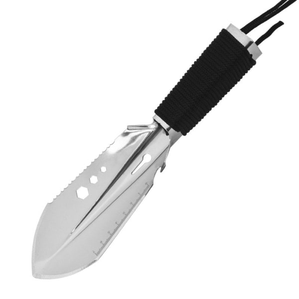 Galaxy Hage Spade som ikke bøyer seg, kraftig rustfritt stål spade for rotning og planting, kompositt jord spade, bærbar gravemaskin