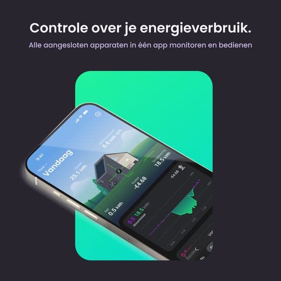 Smartplugg med energiovervåking, Wi-Fi strømmålerkontakt 3680W med appkontroll, tidsplan, hvit