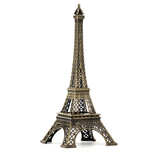 Europeiska Retro Eiffeltornet i Paris Metal Smidesjärn Model Des