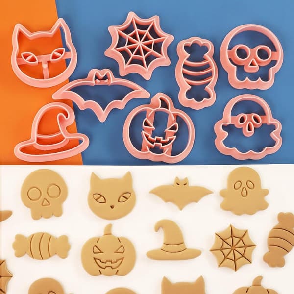 Halloween Cookie Cutter - Cookie Cutters - Kagepynt (Halloween, Stil F)