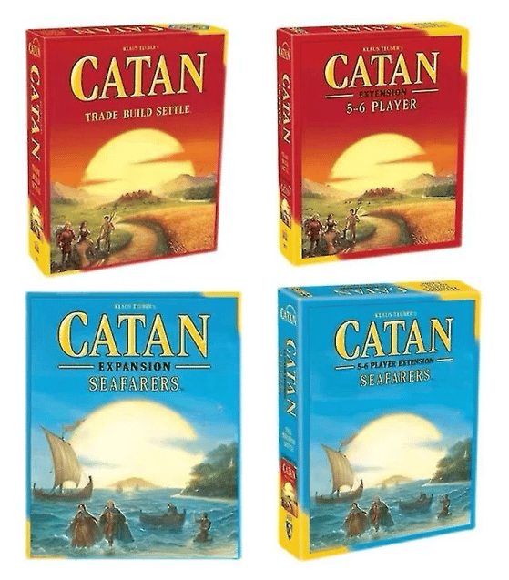 Catan Settlers brettspill engelsk versjon Avslappet puslespill konfrontasjonsspill egnet for fester Marine versjon basic—yux Marine version basic