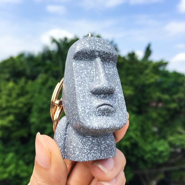 Moai-hahmo avaimenperä B B B