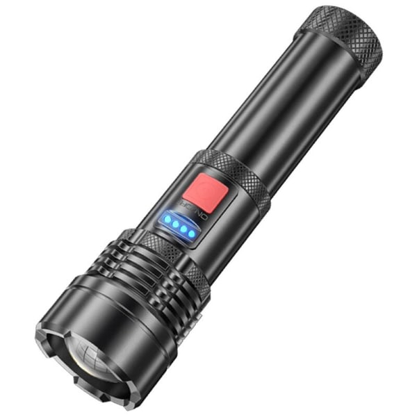 Taskulamppu, erittäin tehokas 3000 lumenin CREE XHP50 USB-ladattava LED-taskulamppu