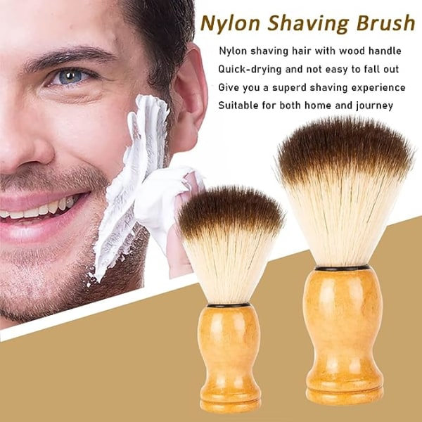 TG 2 barberingssæt, udvalgte nylon, håndlavet