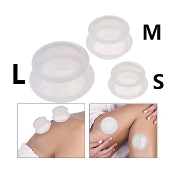 Cupping til fuld kropsmassage Hjemmevakuum cupping Transparent S