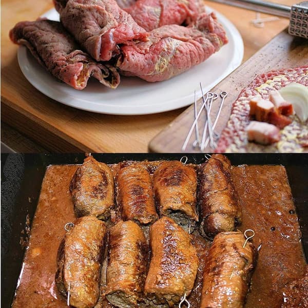 10 tommer kebabspyd i rustfrit stål - grillspyd - kødspyd - kødnåle i rustfrit stål - grilltilbehør
