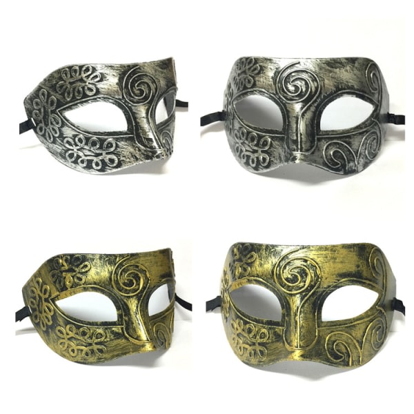 Venetian Masquerade Ball Mask för män för fest, kostymboll, Ma