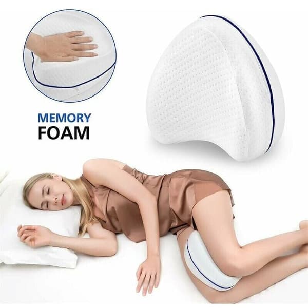 Side Sleeper Puder, Ortopædisk Støtte, Knæstøtte, Benpude, Memory Foam, Langsom Tilbagevenden, til Gravide Kvinder, af DEBUNS