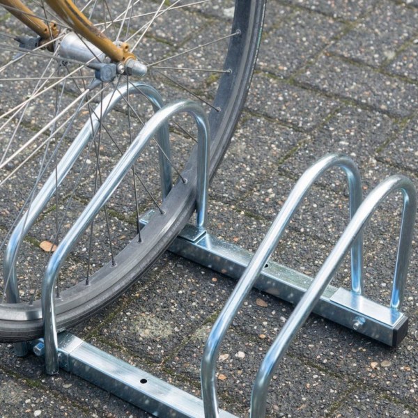 TG Sykkelstativ for 2 Sykler - Aluminium Sølv