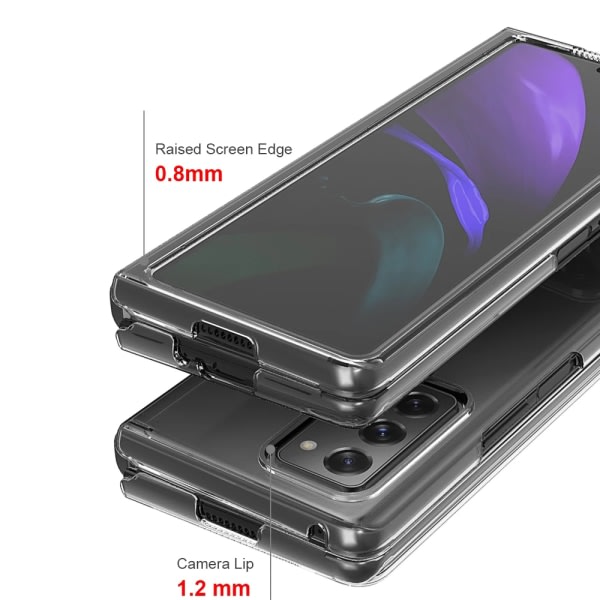 TG Samsung Galaxy Z Fold 2 - FLOVEME Skal Gennemsigtig