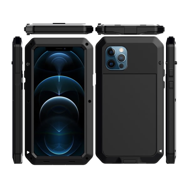 TG iPhone 13 Pro Max - ROBUST Aluminium Beskyttelsesetui Sølv
