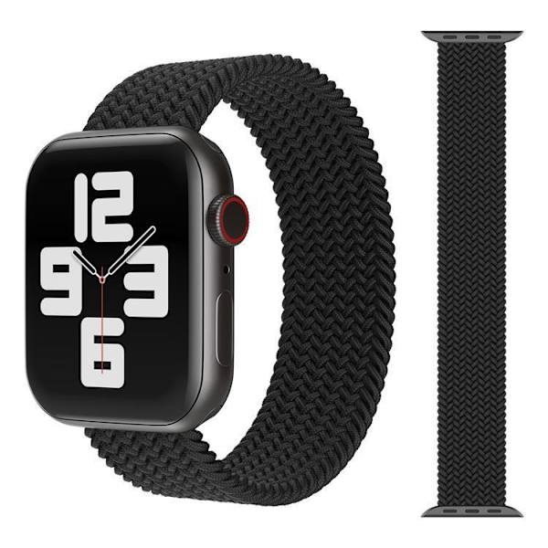 Apple Watch kompatibel ARMBÅND Elastisk SORT 38/40/41 mm Sort Black m