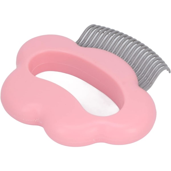 Galaxy Kattskalskam, sikker massage hårborttagningsborste Kattvårdskam（rosa） Pink