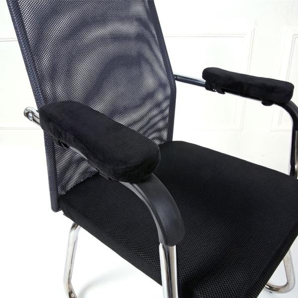 Sæt med 2 - Sort - Ca. 23,5 * 7,5 * 3 cm - Kontor Armstøtte - O