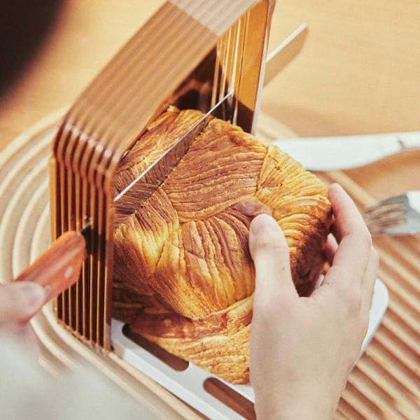 Justerbar Toastskärare Brödskärare för Hembakat Bröd, Plast Brödskiva