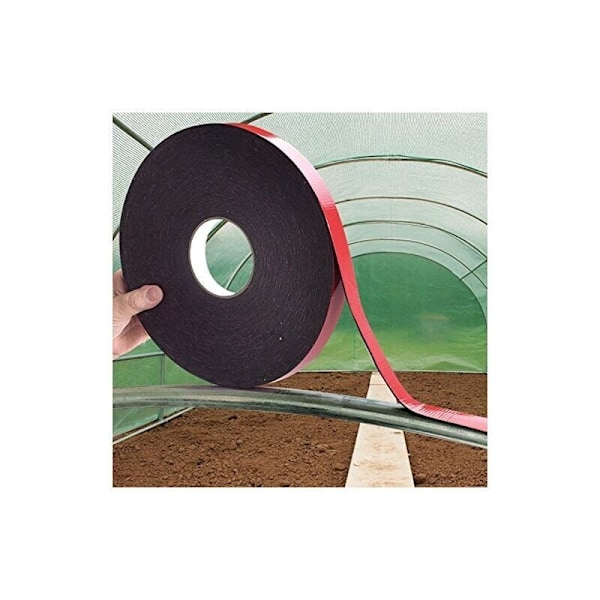 2 stk. Varmebestandig og varmeledende skumtape til drivhustunneler 20 mm 20 m..DEBUNS