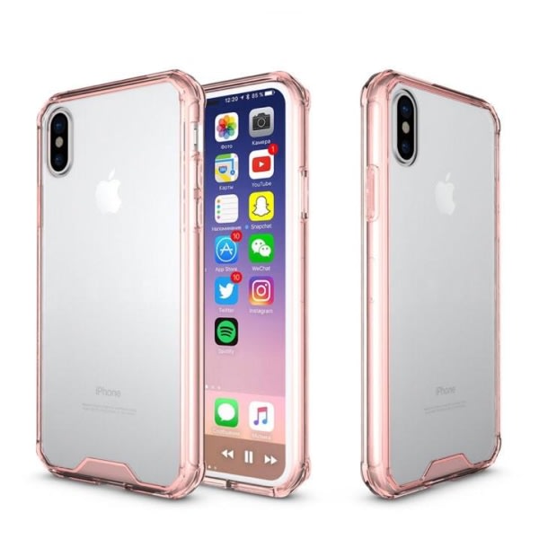 TG NYHED! Hybridskal fra FLOVEME til iPhone XR Rosa