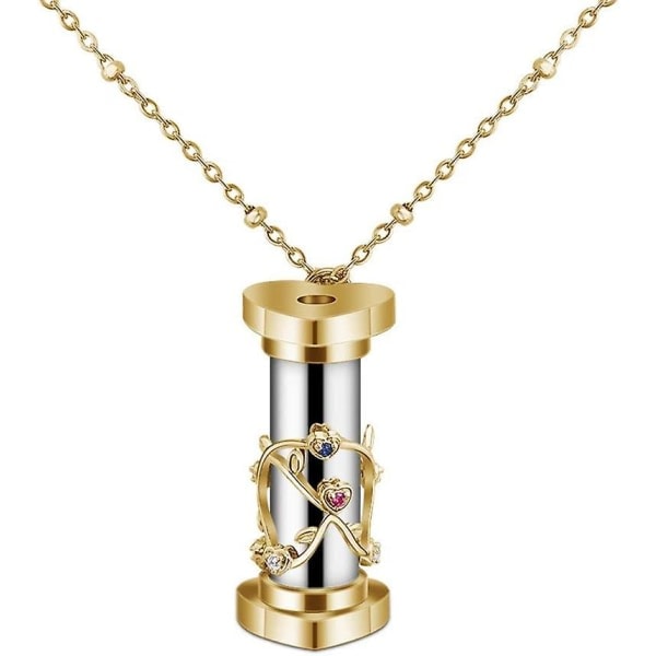 1 bit guld Kalejdoskop Diamant halskæde Dame Clavic