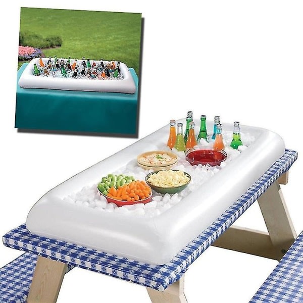 Festlig Uppblåsbar Salladsbar Buffépool Uppblåsbar Ishink Utomhuspool Dryck Flottörhållare Mattillbehör Leksaksställ