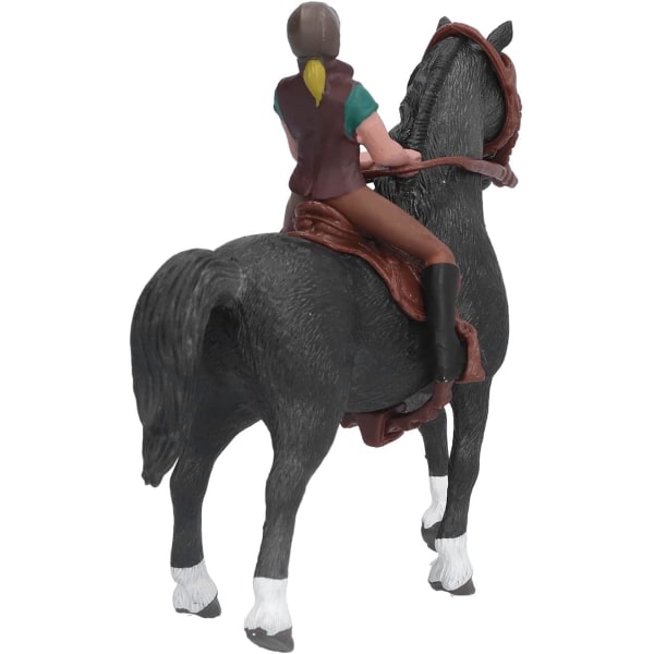 Galaxy Klassisk engelsk lekset for hest og ryttare, hestmodeller, realistisk fölleksaker