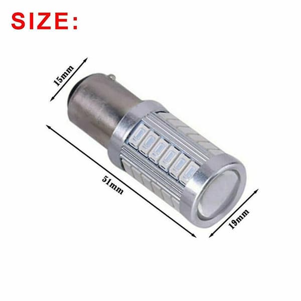 LED-lamper, 660lm, Rødt Bremselys Stopp Baklys, 4-pakning-yux
