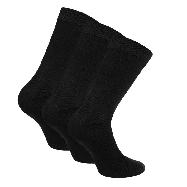 TG Bambustrumpor, Svart - 3-pack - 41-45