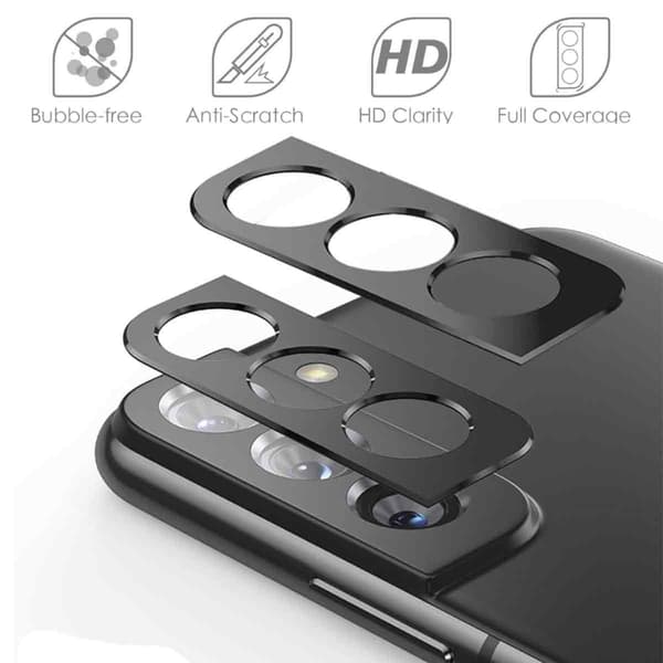 Camera Protector for Samsung Galaxy S22 [2-pack], Scratch-Resistant Tempered Glass Rear Camera Protector, Ultra-Thin, Easy-to-Install Lens Protector_yux