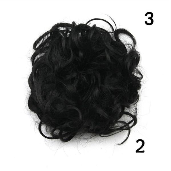 TG Hårbulle Hårförlängning Curly Scrunchie 3