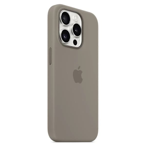 Silikondeksel til iPhone 15 Pro, MagSafe-kompatibelt Grå Grey Grey iPhone 15 Pro_yux Grey iPhone 15 Pro