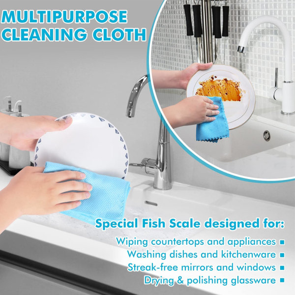 TG Easy Clean Fish Scale Disktrasor Nanoskala, Ränderfri Mirakel M