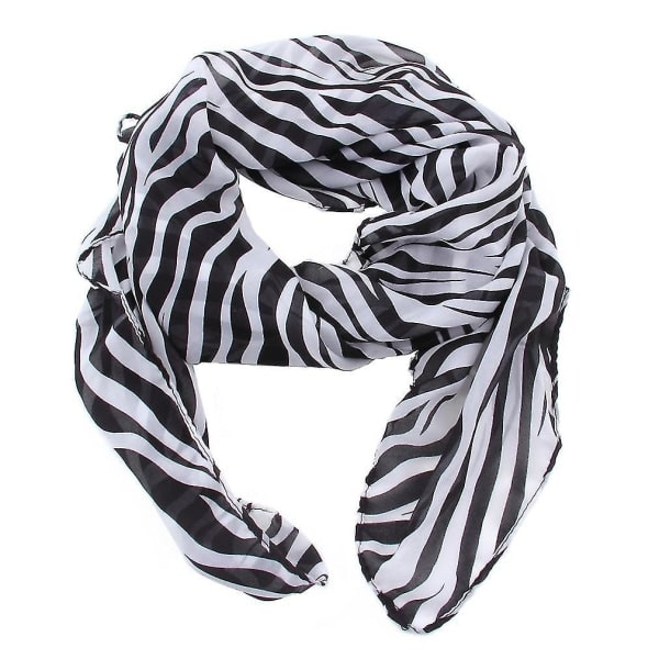 Mjuk Smoothsummer Style Kvinnor Flickor Chiffong Lång Tryckt Scarf Sjal