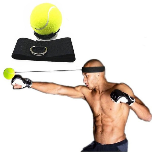 Nyrkkeilyträning Reaktionsboll Fitness Fighting Ball Reflex Nyrkkeily Speed ​​​​​​pallot Huvudmonterade boxningsreflexbollar