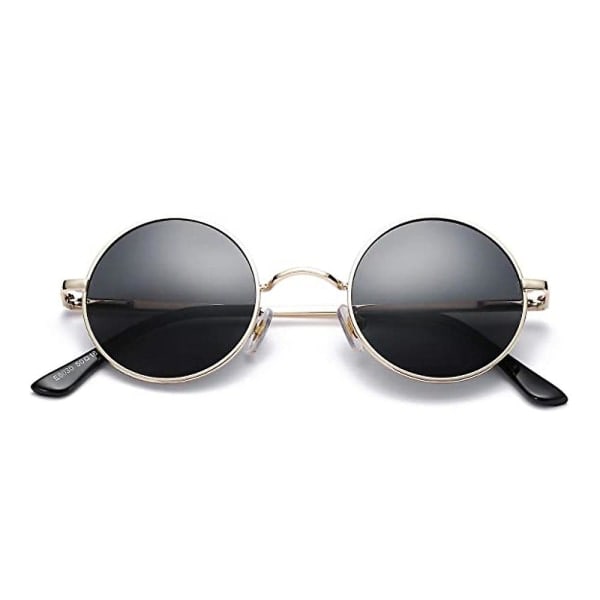 Retro pienet pyöreät polarisoidit aurinkolasit miehille ja naisille John Lennon -tyyliin