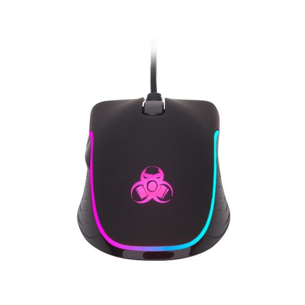 TG Datormus - USB - RGB-belysning - 2 400 DPI Sort