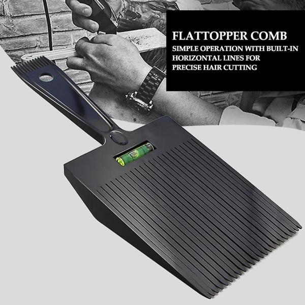 TG Flat Top Kam, Kaksipuolinen Flat Top Kam Parturikam Hårklippare Kam Hiukset Vaakasuora kam