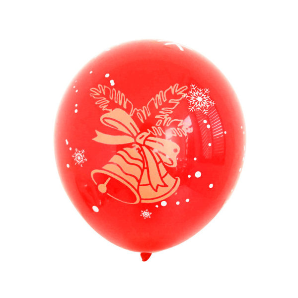 34 stk julefest dekoration balloner, 12 tommer guld latex Co