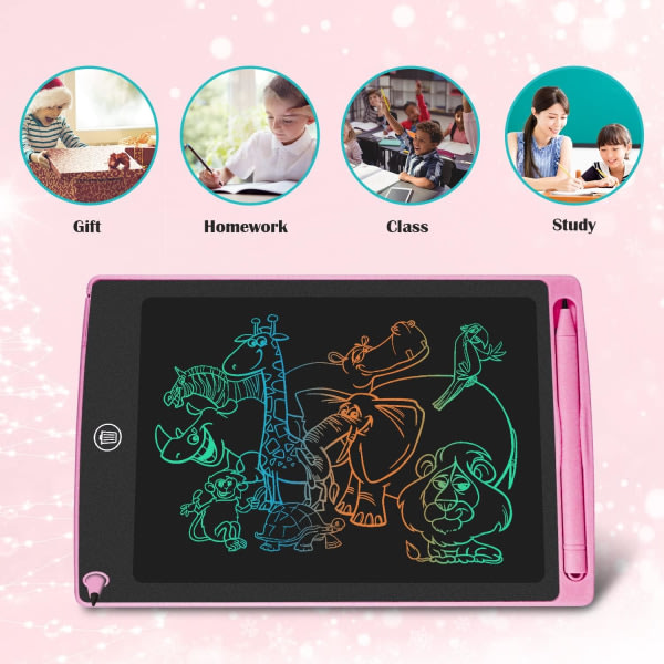Färgglad LCD-ritplatta, 8,5 tum ritbräda grafiktavla
