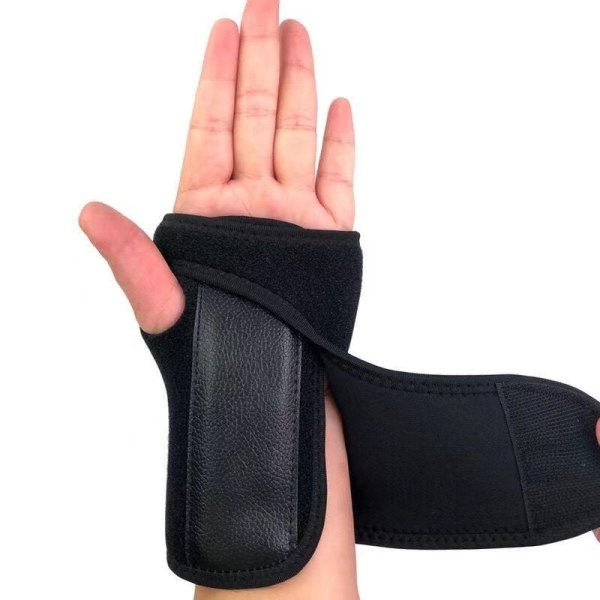 Utomhussport handledsbeskyttelse stål håndbeskyttelse skena handledsbeskyttelse højre