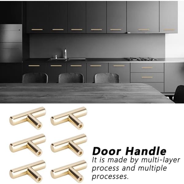 Møbel reservedele 6 stk. Guld aluminium kommode..DEBUNS