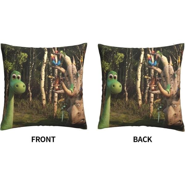 The Good Dinosaur Myke putetrekk 45 X 45 Cm Firkantede putetrekk Komfortable dekorative putetrekk Luksuriøst trekk for sofa soverom hvitt