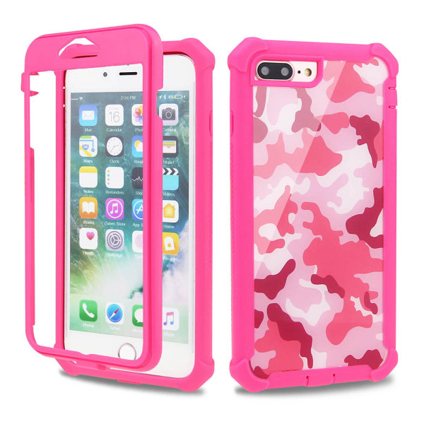 TG Effektfullt ARMY Skyddsfodral for iPhone 7 Plus Kamouflage Rosa