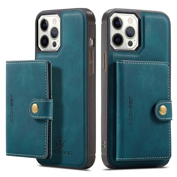 TG Ajatteluun Suunniteltu Käytännöllinen Kotelo Korttitaskulla - iPhone 12 Pro Max Ruskea
