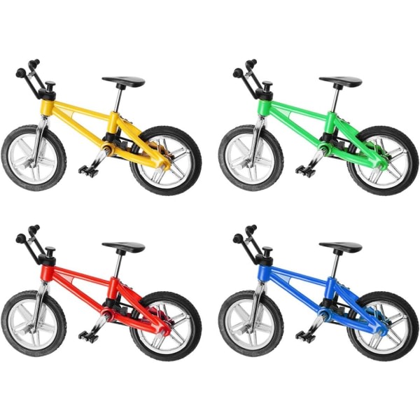Galaxy Finger Bikes BMX, Finger Mountain Bike, Mini Model Ornament - 4ST